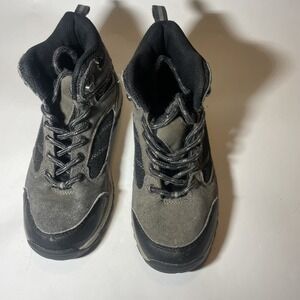 Denali Youth Hiking Boots Gray Suede Kids Size 2